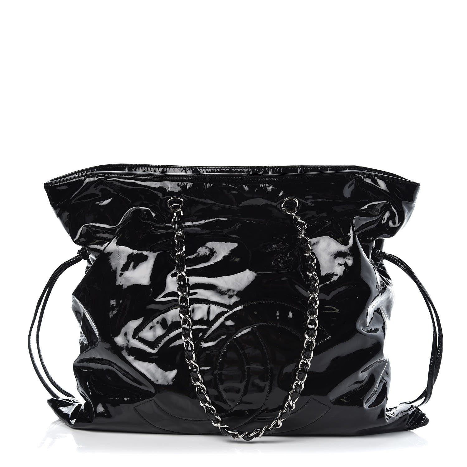 Chanel Patent Bonbons Shopper Tote Black 1 of 7