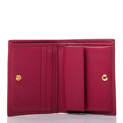 Prada Vitello Move Bi-Fold Wallet Ibisco 5 of 8