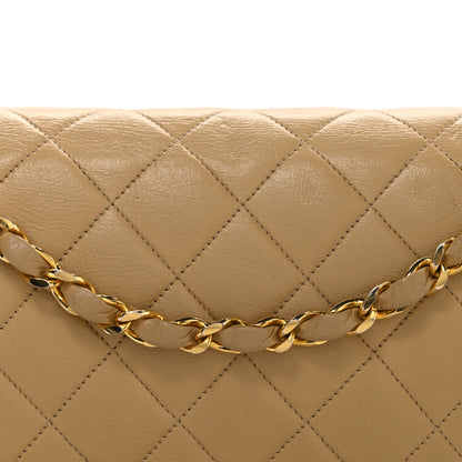 Chanel Lambskin Quilted Medium Double Flap Beige 8 of 12