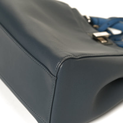 Fendi Nappa Colorblock Mini Peekaboo Iconic Satchel Tempesta Nebula Polvere 11 of 11