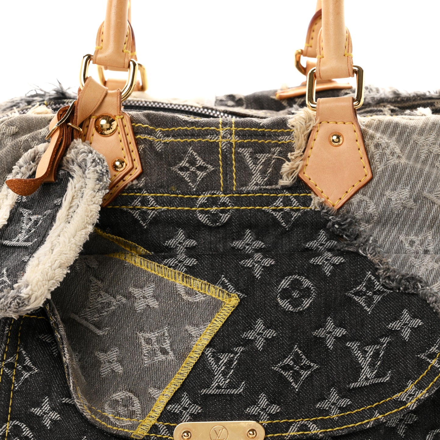Denim Patchwork Bowly Black