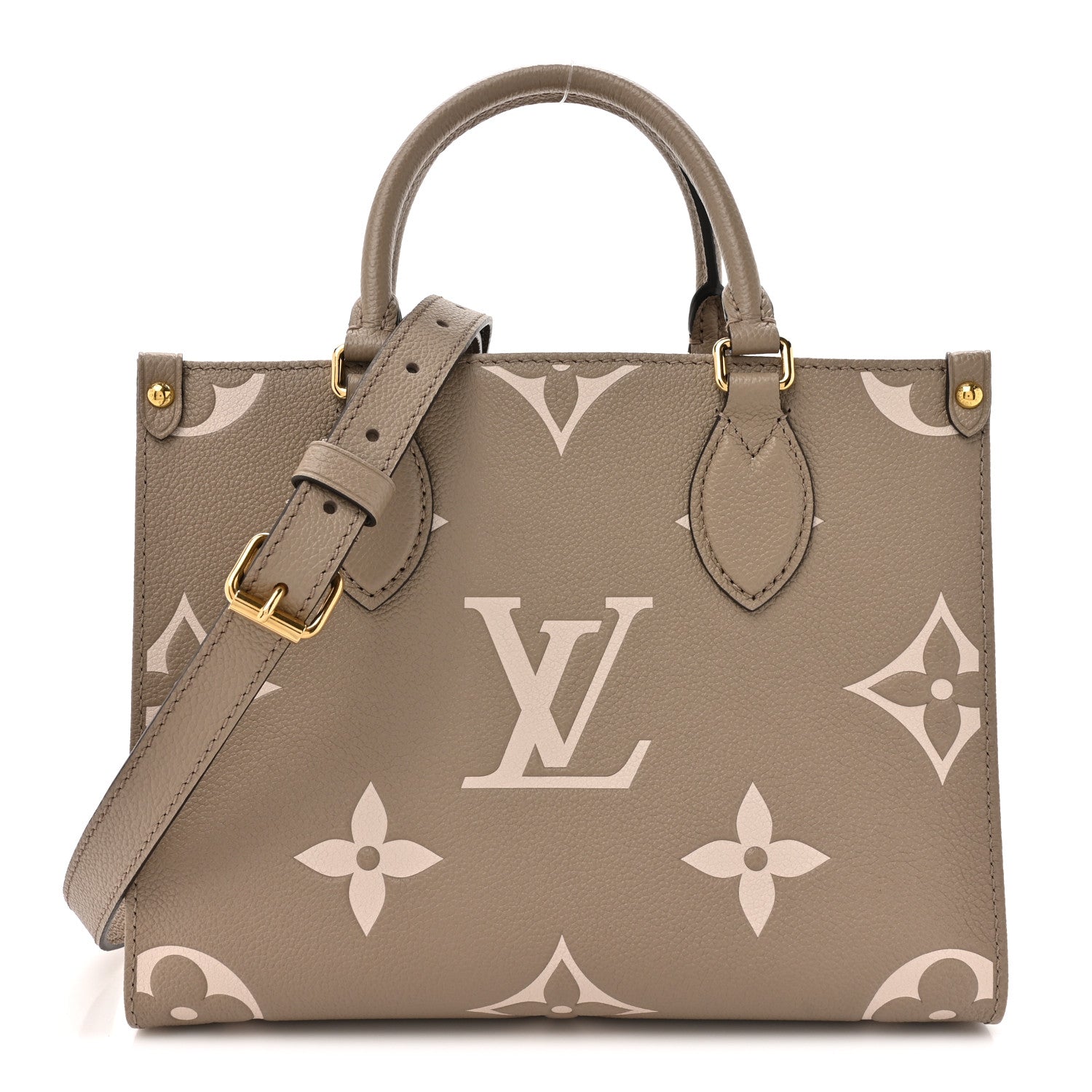 Louis Vuitton Empreinte Monogram Giant Onthego PM Tourterelle Creme 1 of 12