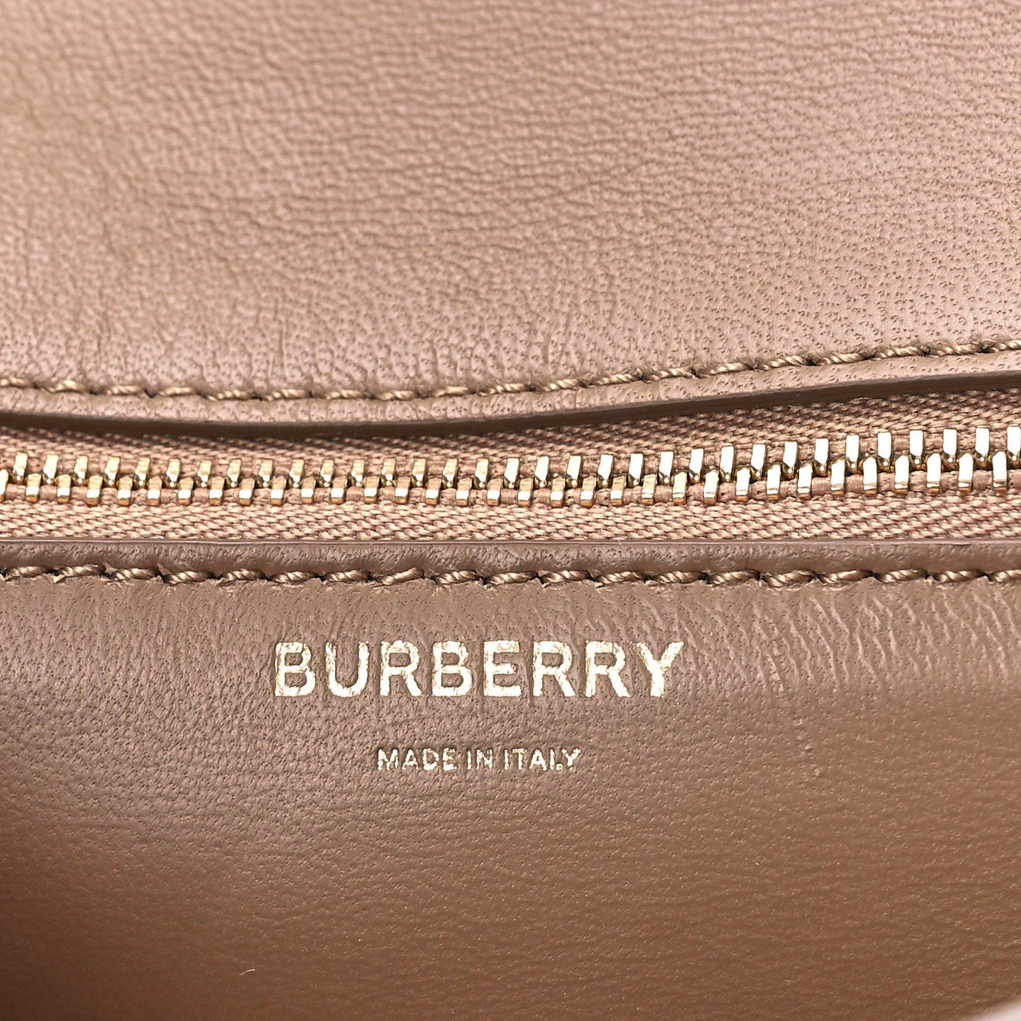 Calfskin Monogram Embossed Small TB Bag Light Camel