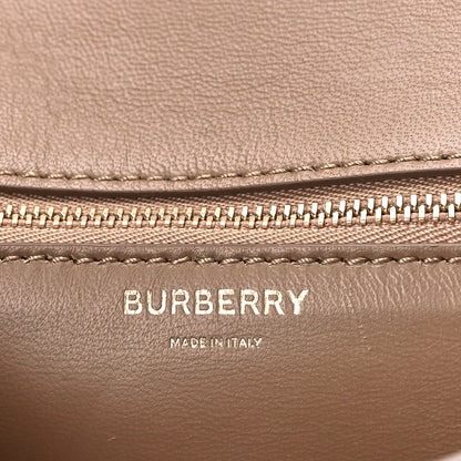 Burberry Calfskin Monogram Embossed Small TB Bag Light Camel 6 of 8