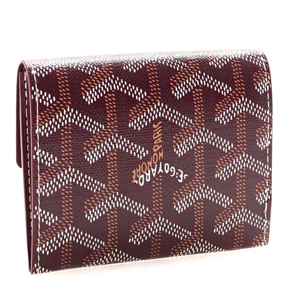 Goyard Goyardine Marigny Coin Purse Wallet Bordeaux 3 of 7