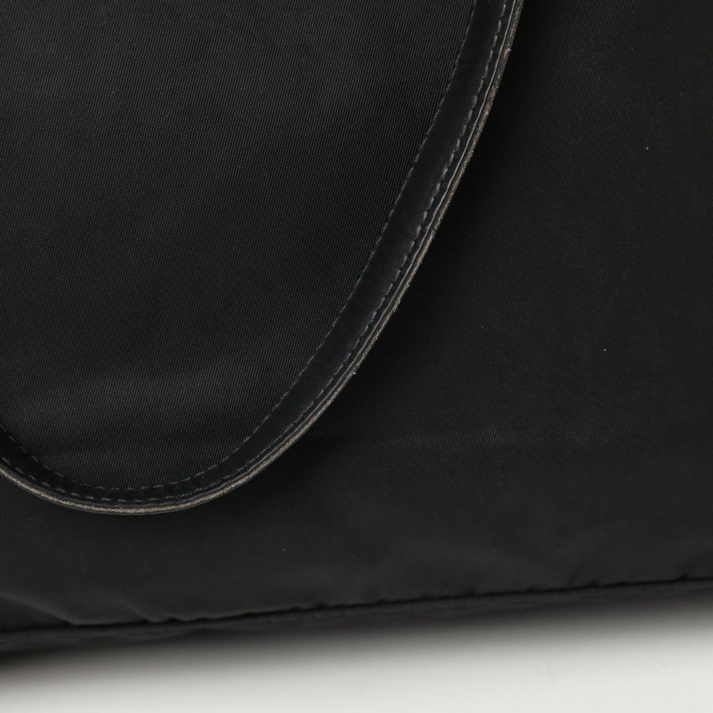 Nylon Vela Grommet Tote Black