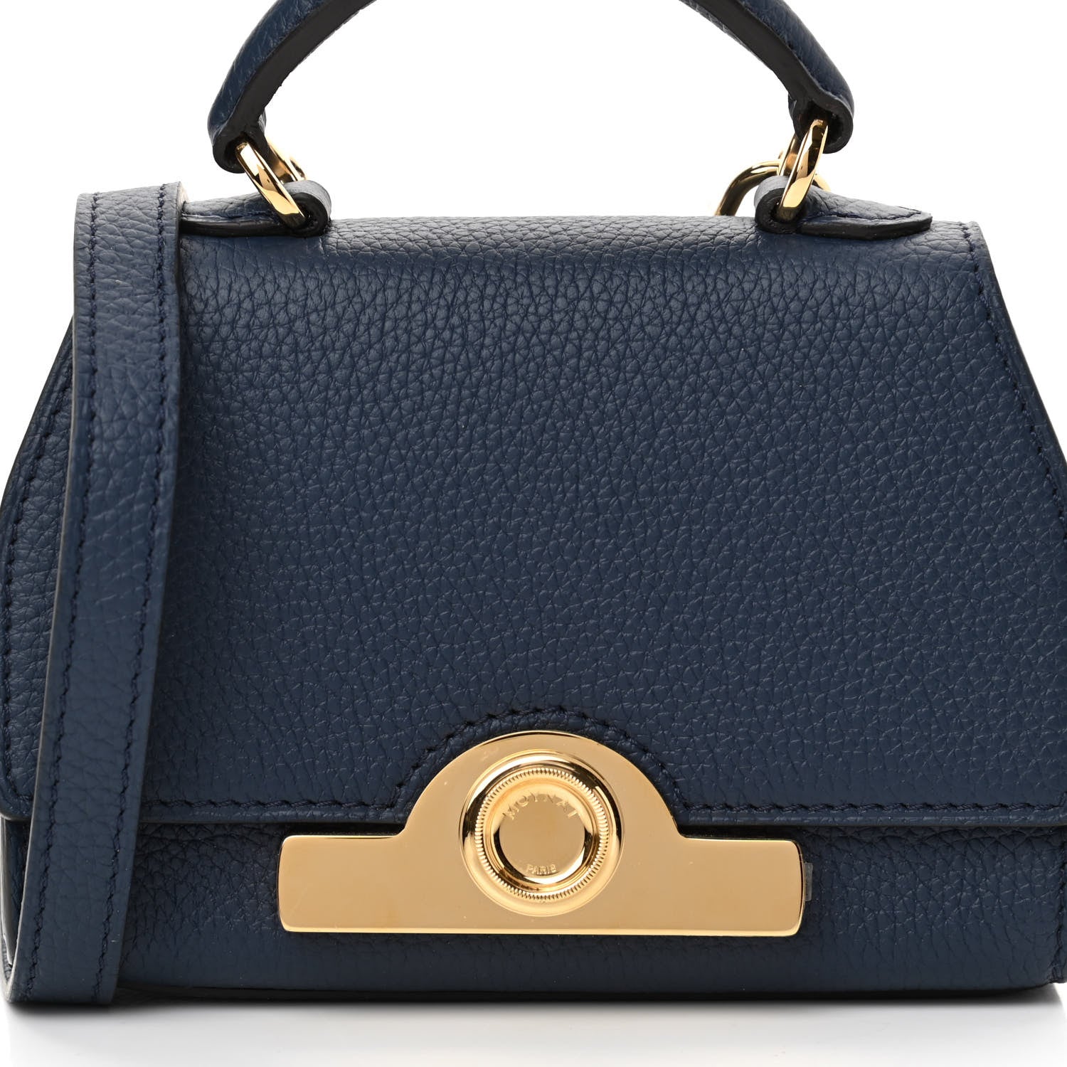 Moynat Taurillon Blush Rejane Nano Ocean 6 of 8