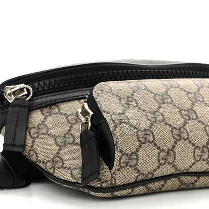 Gucci GG Supreme Monogram Belt Bag Black 9 of 10