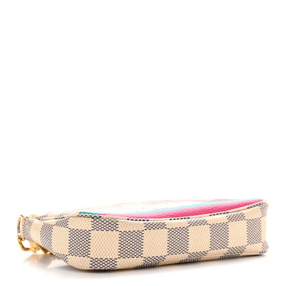 Louis Vuitton Damier Azur 2015 Christmas Animation Mini Pochette Accessories 4 of 8