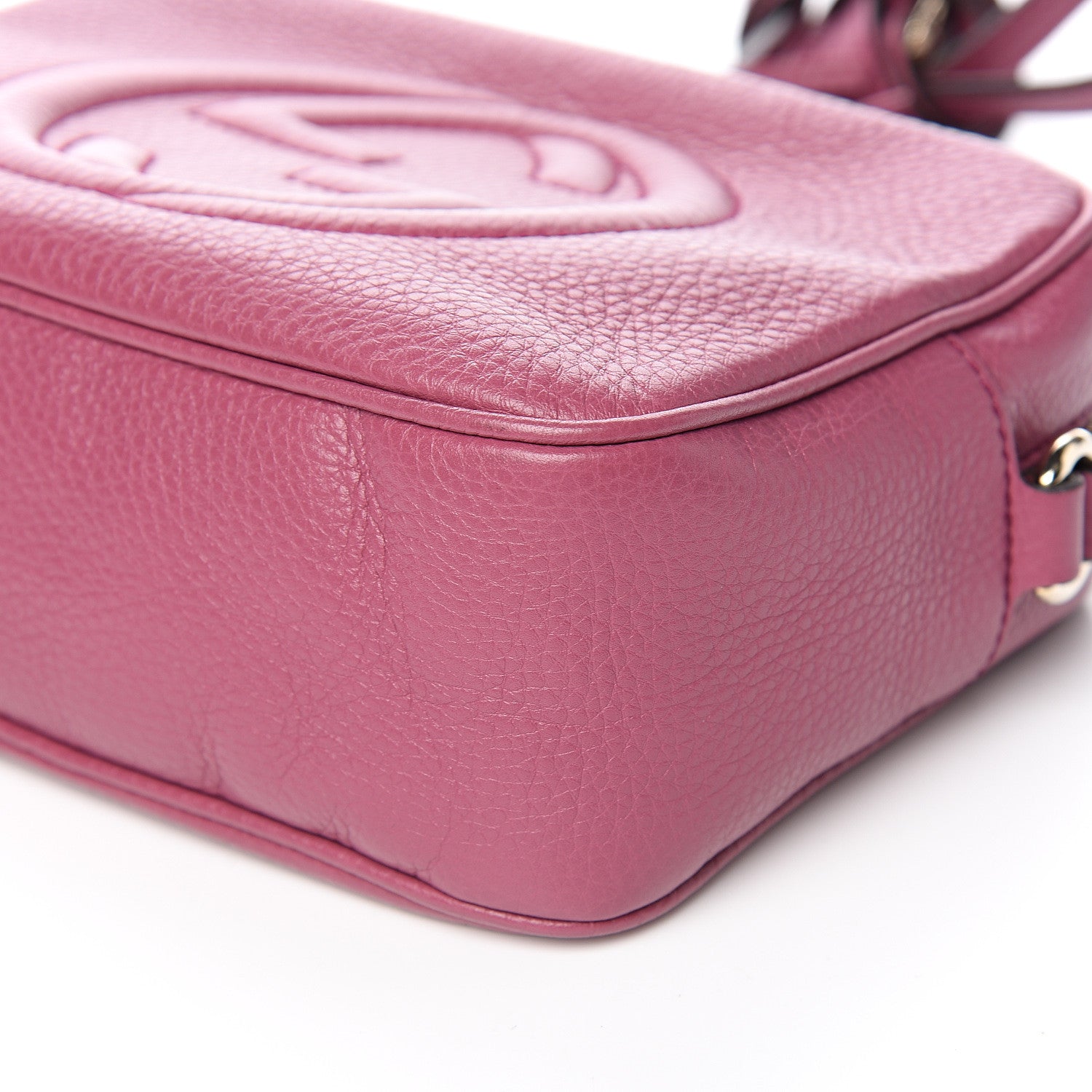 Gucci Pebbled Calfskin Small Soho Disco Bag Peonia Flower 9 of 10