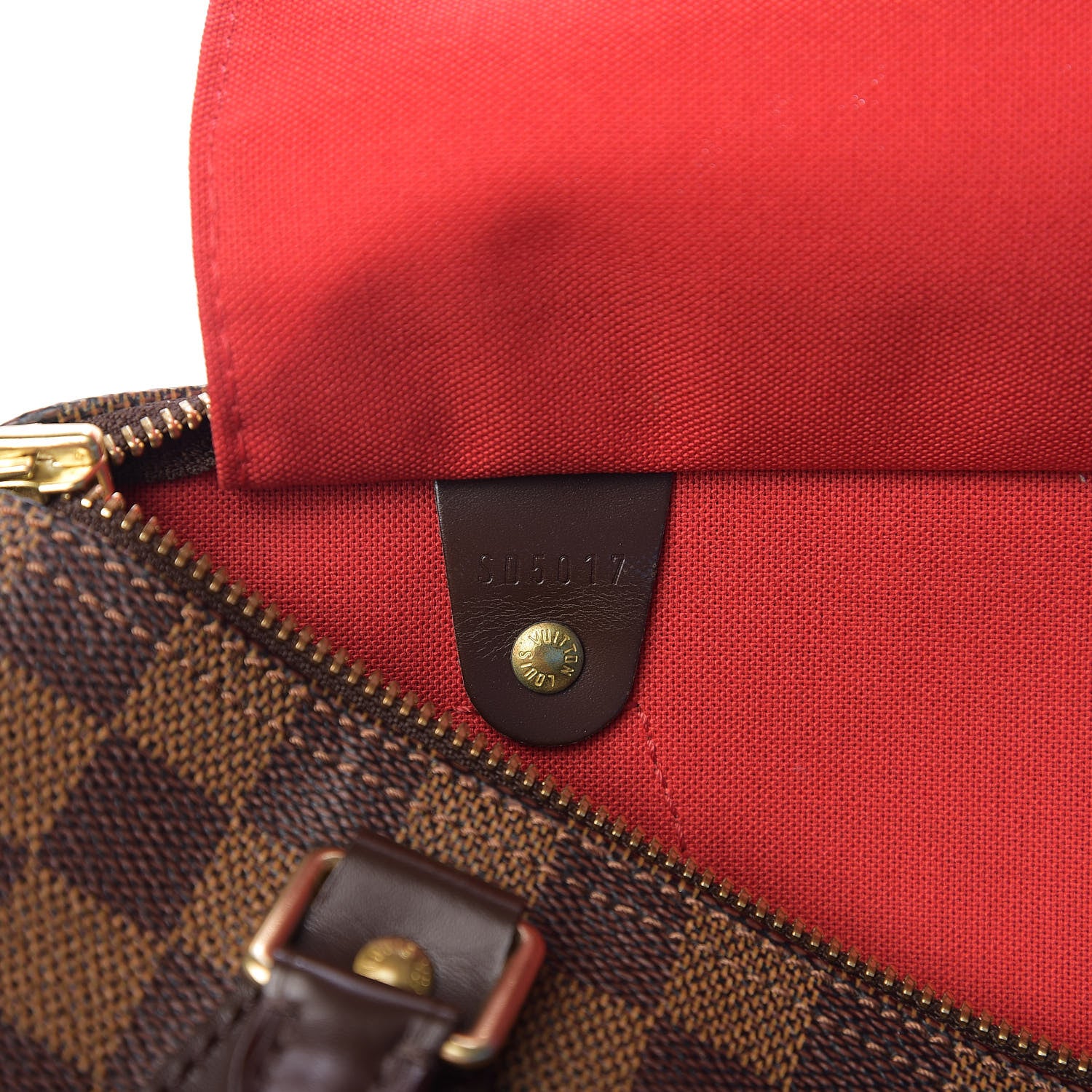 Louis Vuitton Damier Ebene Speedy 25 5 of 9