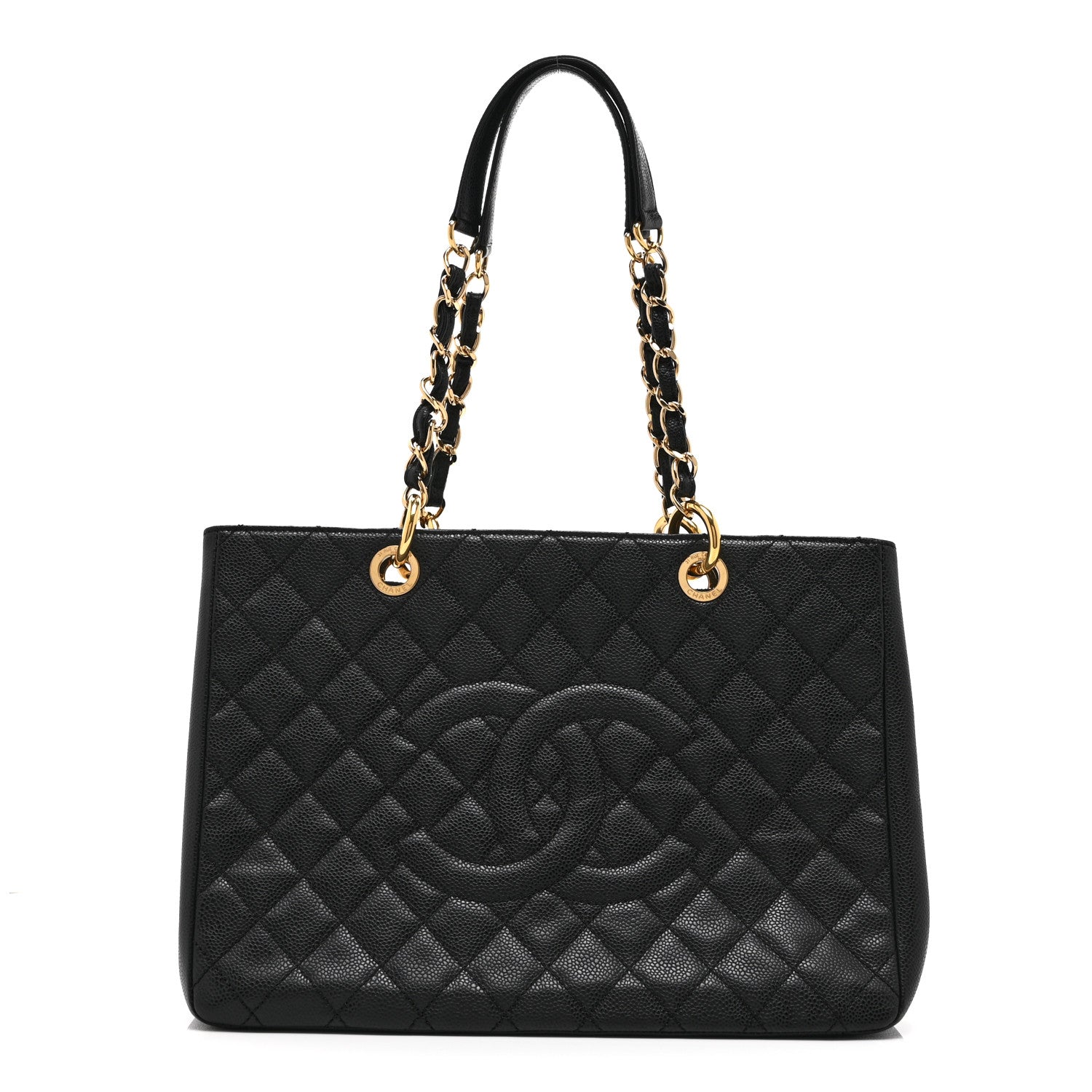 Chanel Caviar Quilted Grand Shopping Tote GST Black 1 of 10