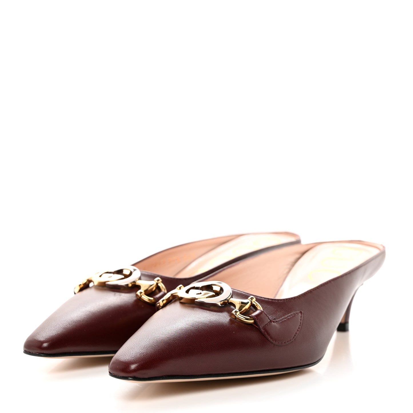 Malaga Kid Zumi Low Heel Mules 37.5 Red