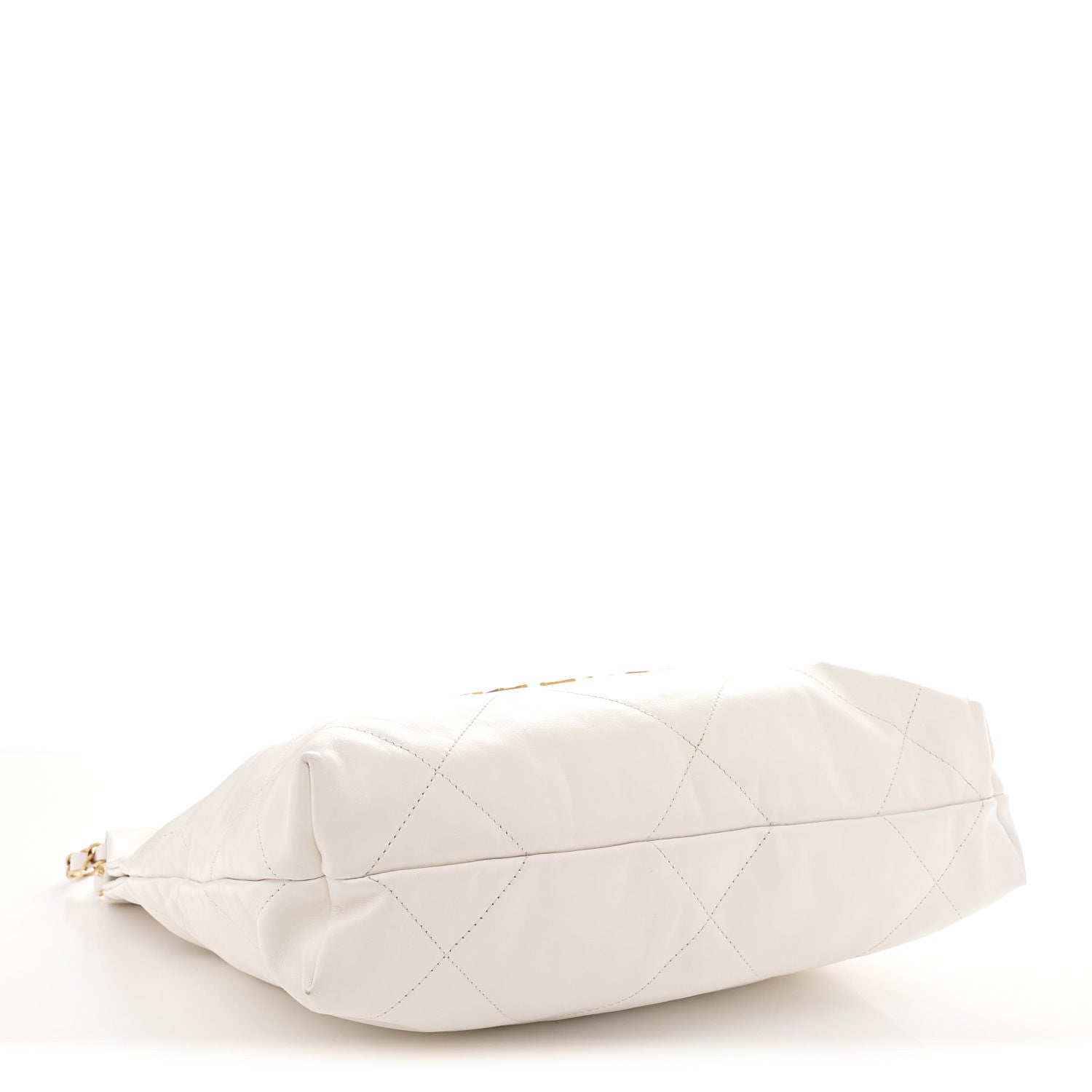 Chanel Shiny Calfskin Quilted Small Chanel 22 White 5 of 12