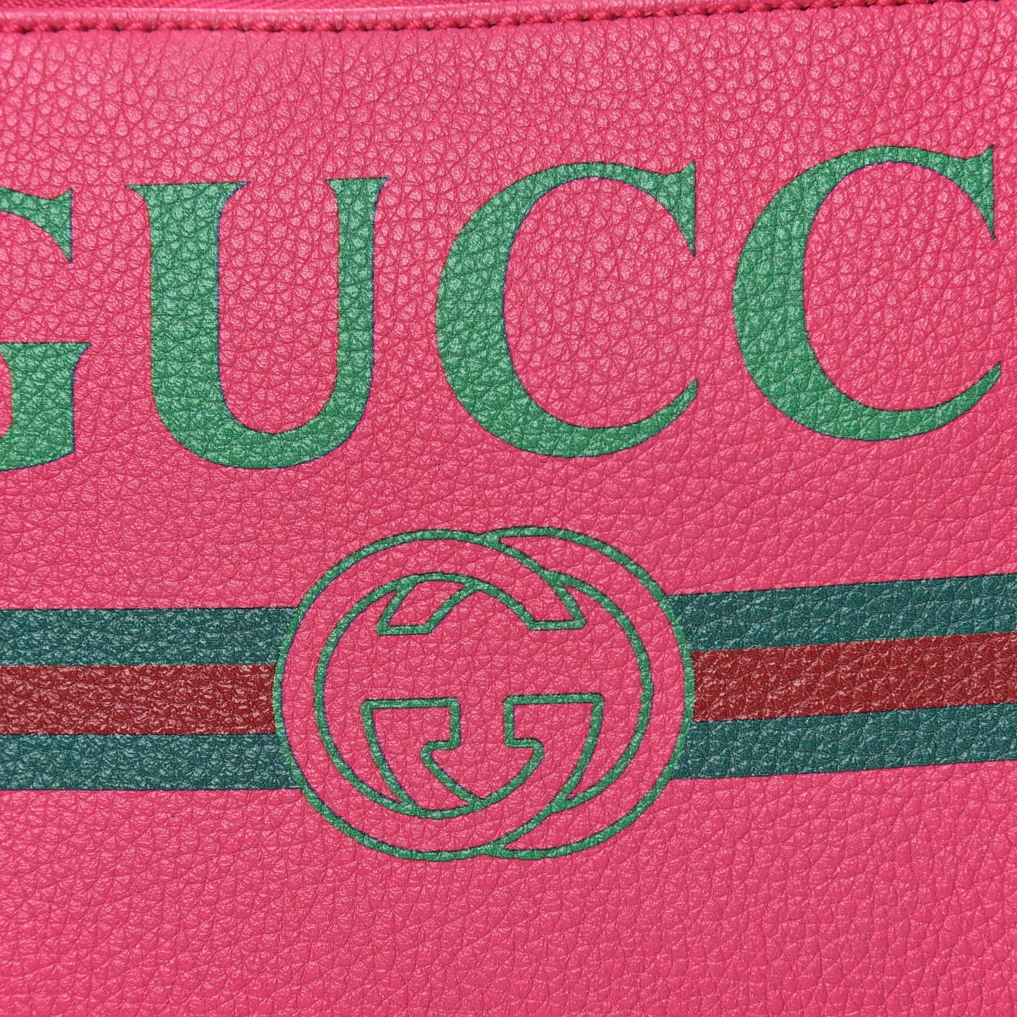 Grained Calfskin Logo Belt Bag Pink