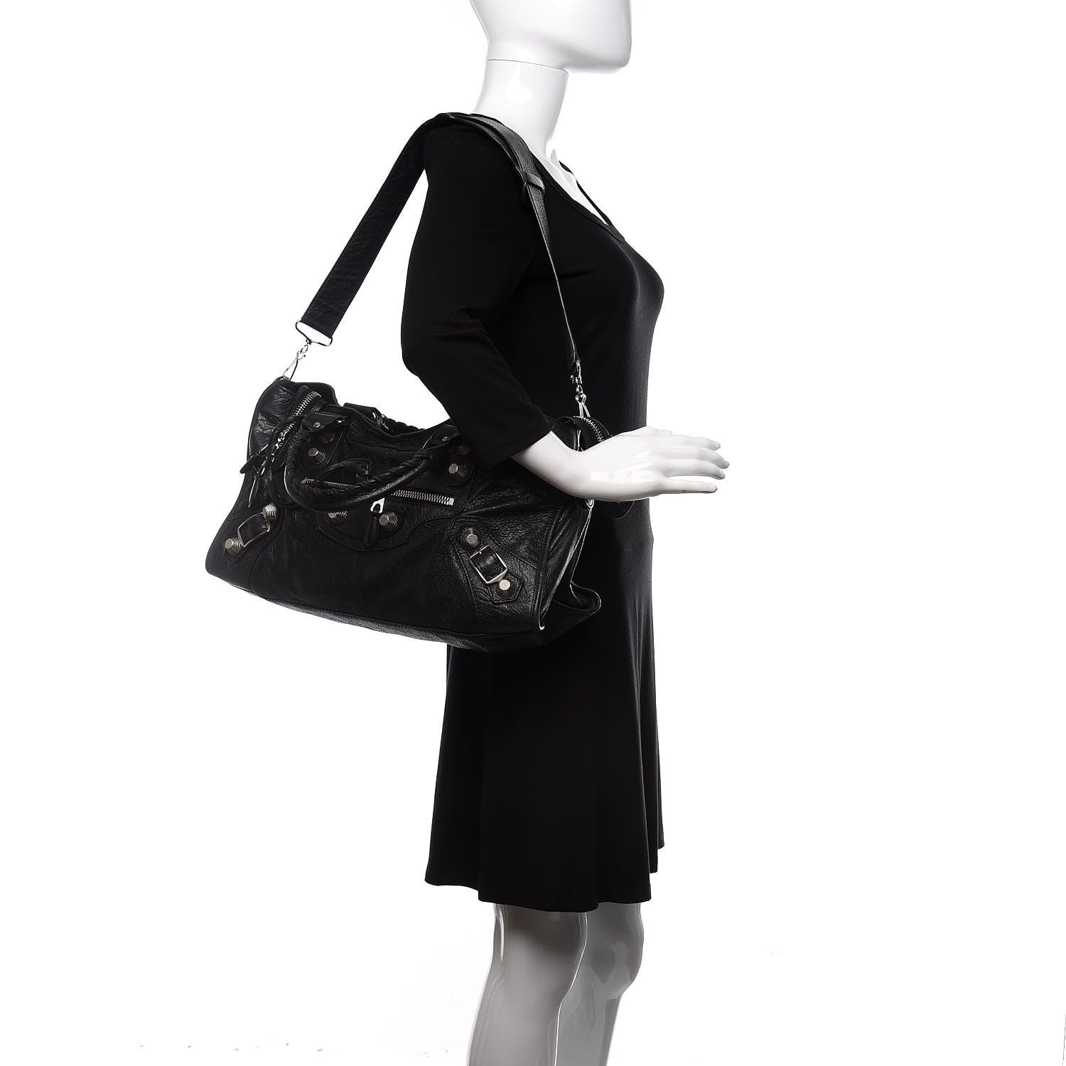 Balenciaga Agneau Giant 21 Silver Hardware Part Time Black 3 of 11