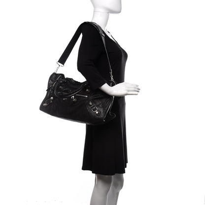 Balenciaga Agneau Giant 21 Silver Hardware Part Time Black 3 of 11