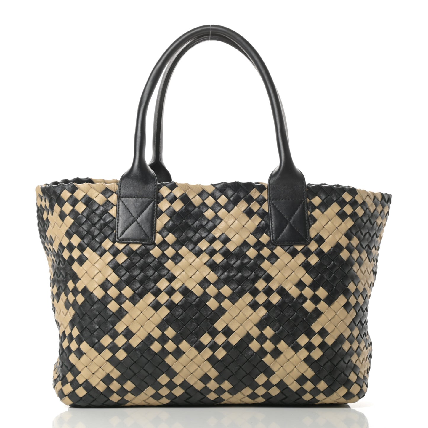Nappa Intrecciato Mini Cabat Tote Multicolor