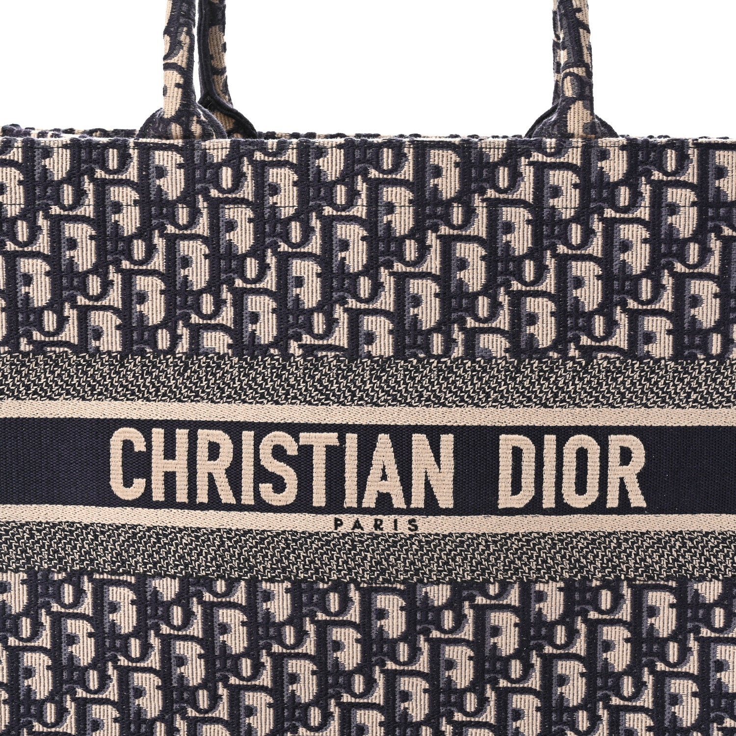 Christian Dior Oblique Medium Book Tote Blue Multicolor 8 of 10