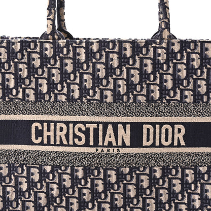 Christian Dior Oblique Medium Book Tote Blue Multicolor 8 of 10