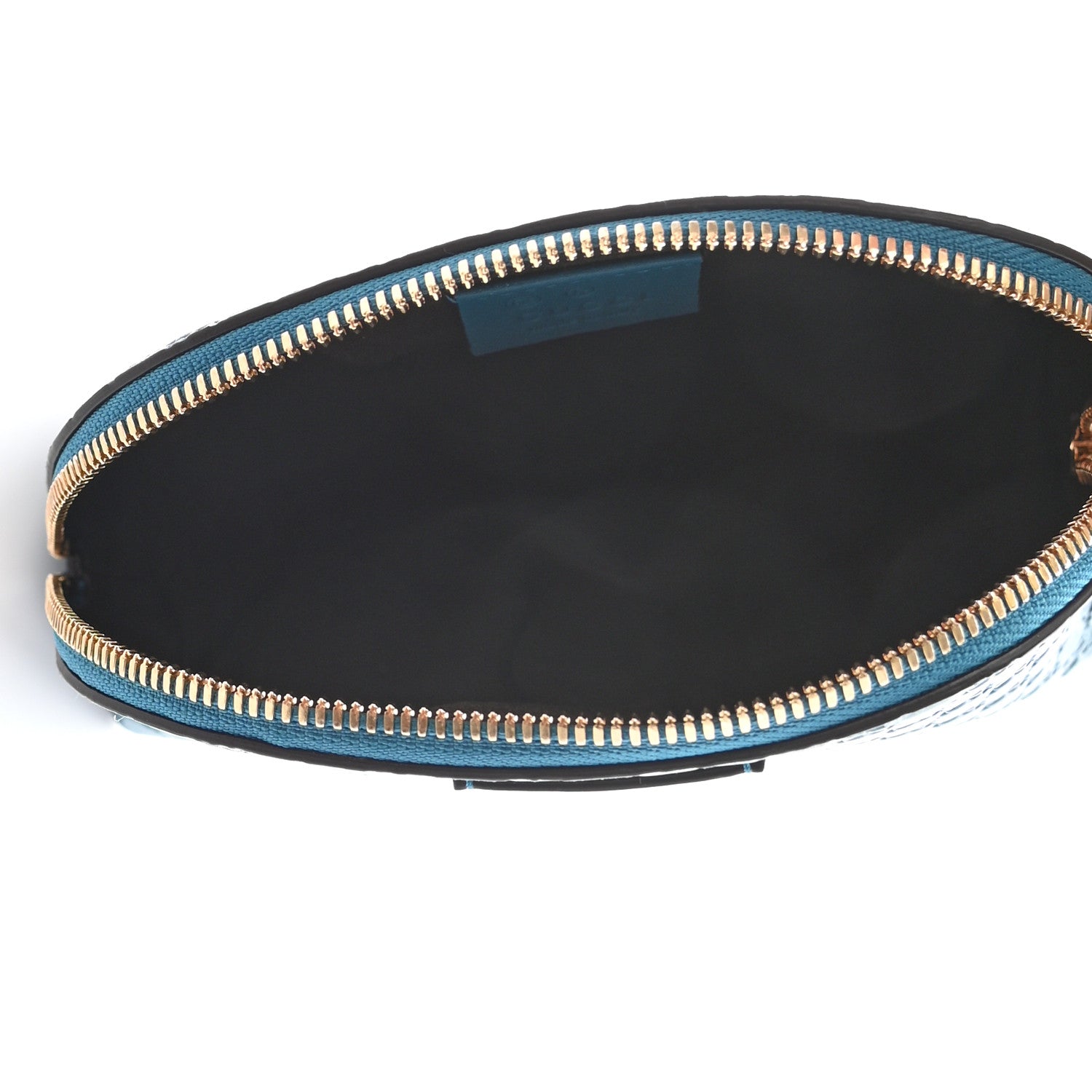 Gucci Microguccissima GG Cosmetic Case Deep Cobalt 5 of 11