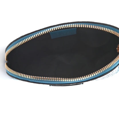 Gucci Microguccissima GG Cosmetic Case Deep Cobalt 5 of 11