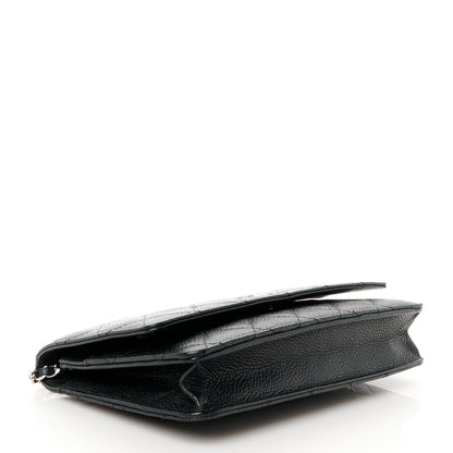 Chanel Caviar Quilted Wallet on Chain WOC Black 4 of 11