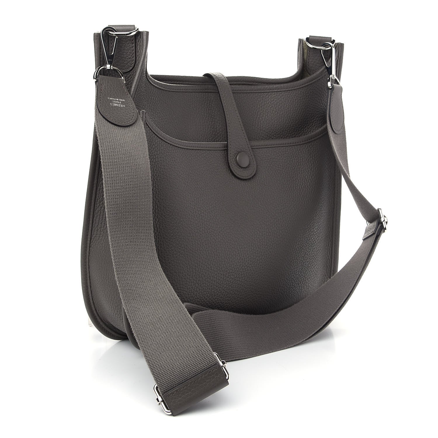 Hermes Taurillon Clemence Evelyne III PM Etain 3 of 9