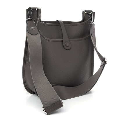 Hermes Taurillon Clemence Evelyne III PM Etain 3 of 9