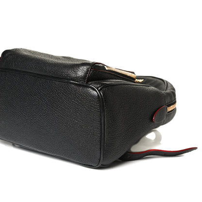 Miu Miu Goatskin Madras Backpack Black 18 of 24