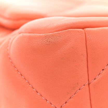 Chanel Lambskin Quilted Medium Chanel 19 Flap Orange 12 of 13