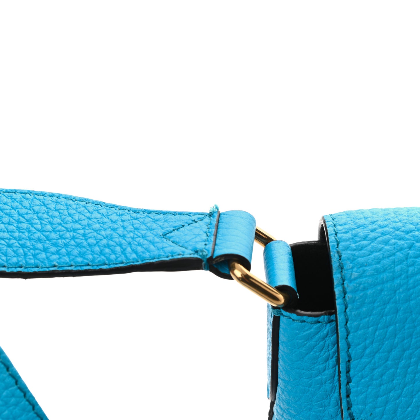 Signature Grain Burleigh Crossbody Bag Blue