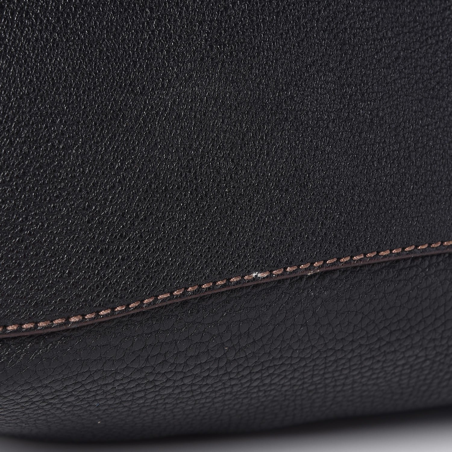 Prada Vitello Daino Side Pocket Tote Black 9 of 9