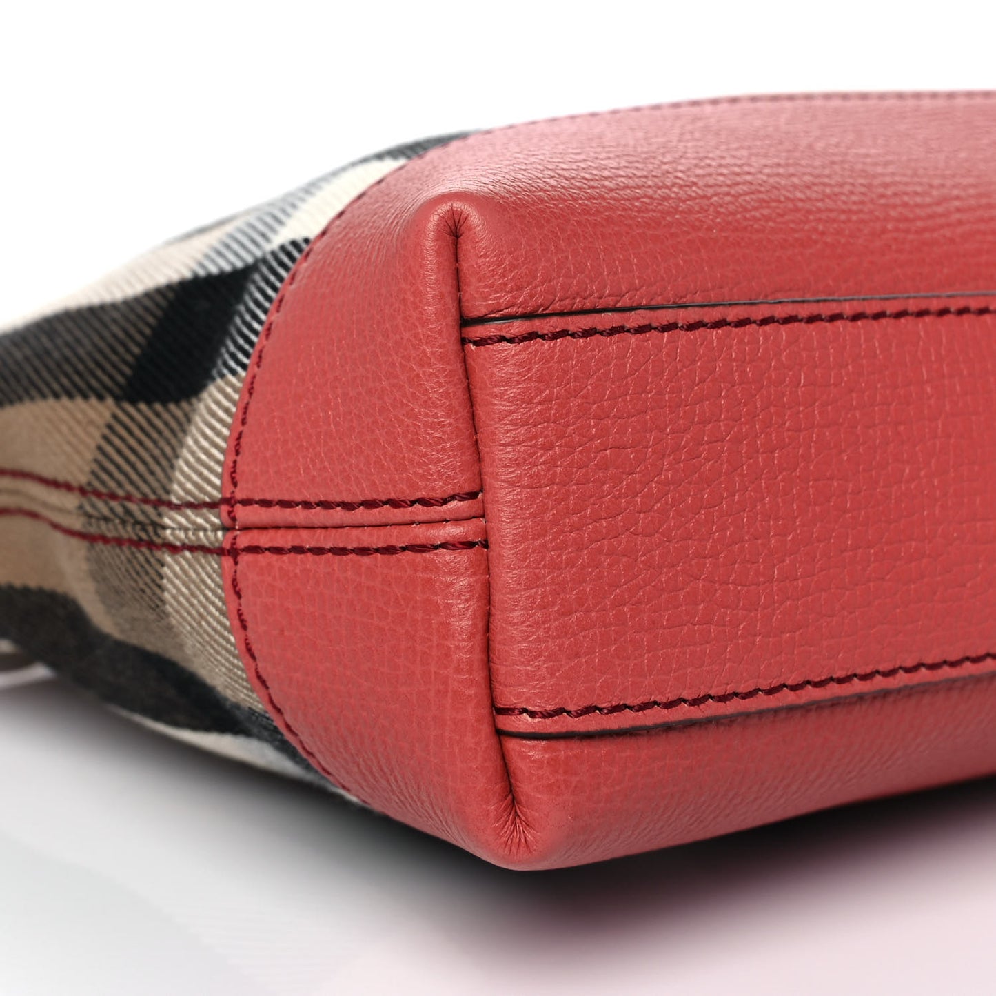 Derby House Check Abingdon Convertible Clutch Cinnamon Red