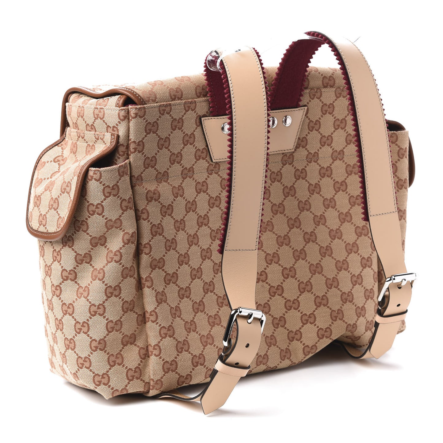 Monogram Childrens Sciroppo Patch Backpack Beige