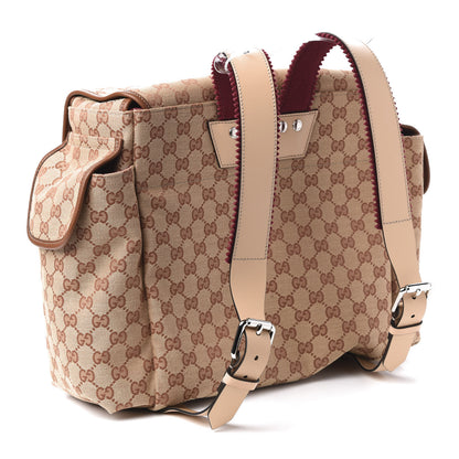 Gucci Monogram Childrens Sciroppo Patch Backpack Beige 2 of 9
