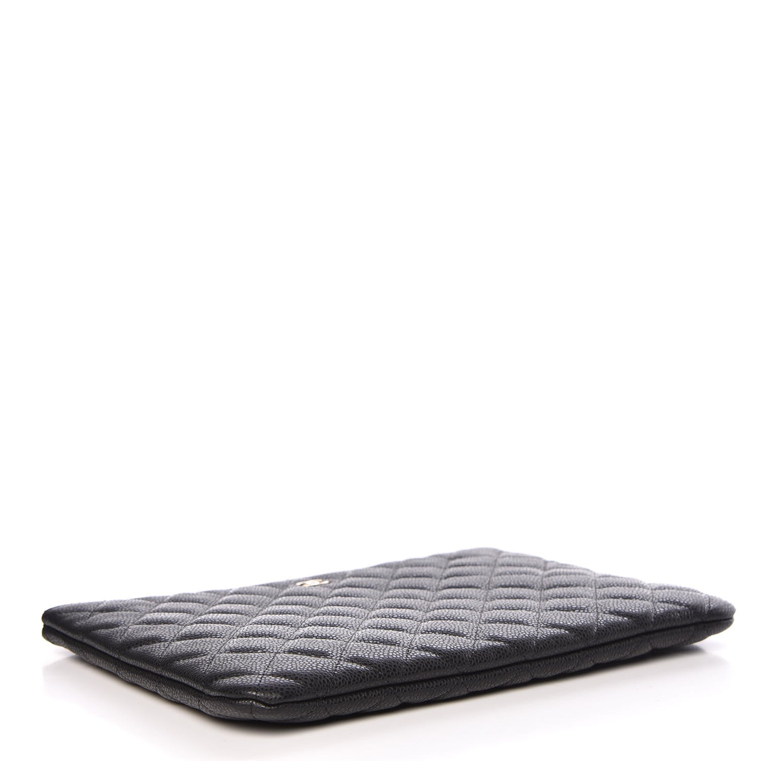 Chanel Caviar Quilted Medium Cosmetic Case Black 4 of 11