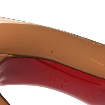 Christian Louboutin Patent So Kate 120 Pumps 39.5 Nude 8 of 8