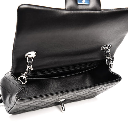 Chanel Lambskin Quilted Mini Rectangular Flap Black 5 of 8