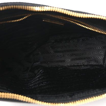 Prada Re-Nylon Saffiano Demi-lune Shoulder Bag Black 4 of 9