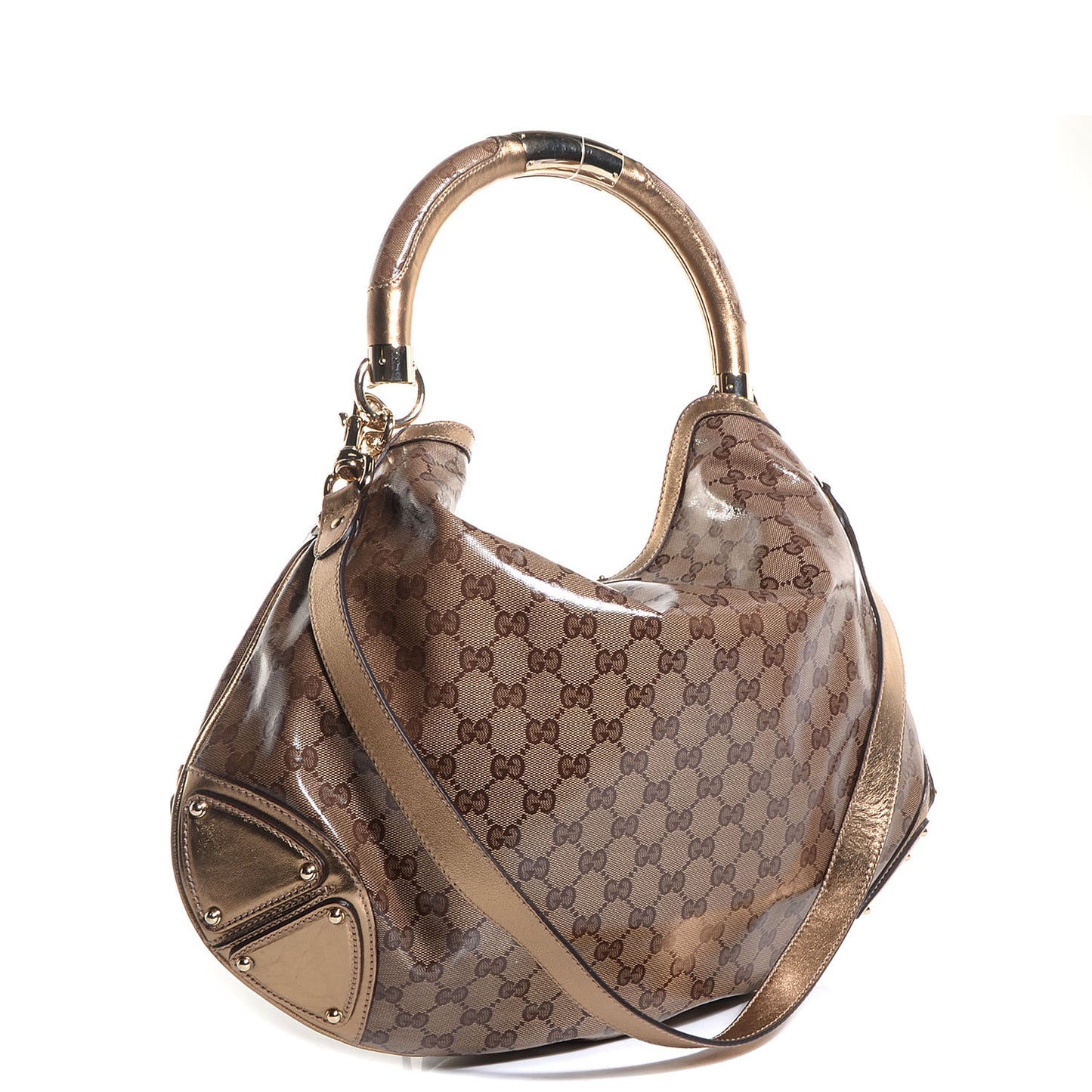 Crystal Monogram Large Indy Top Handle Bag