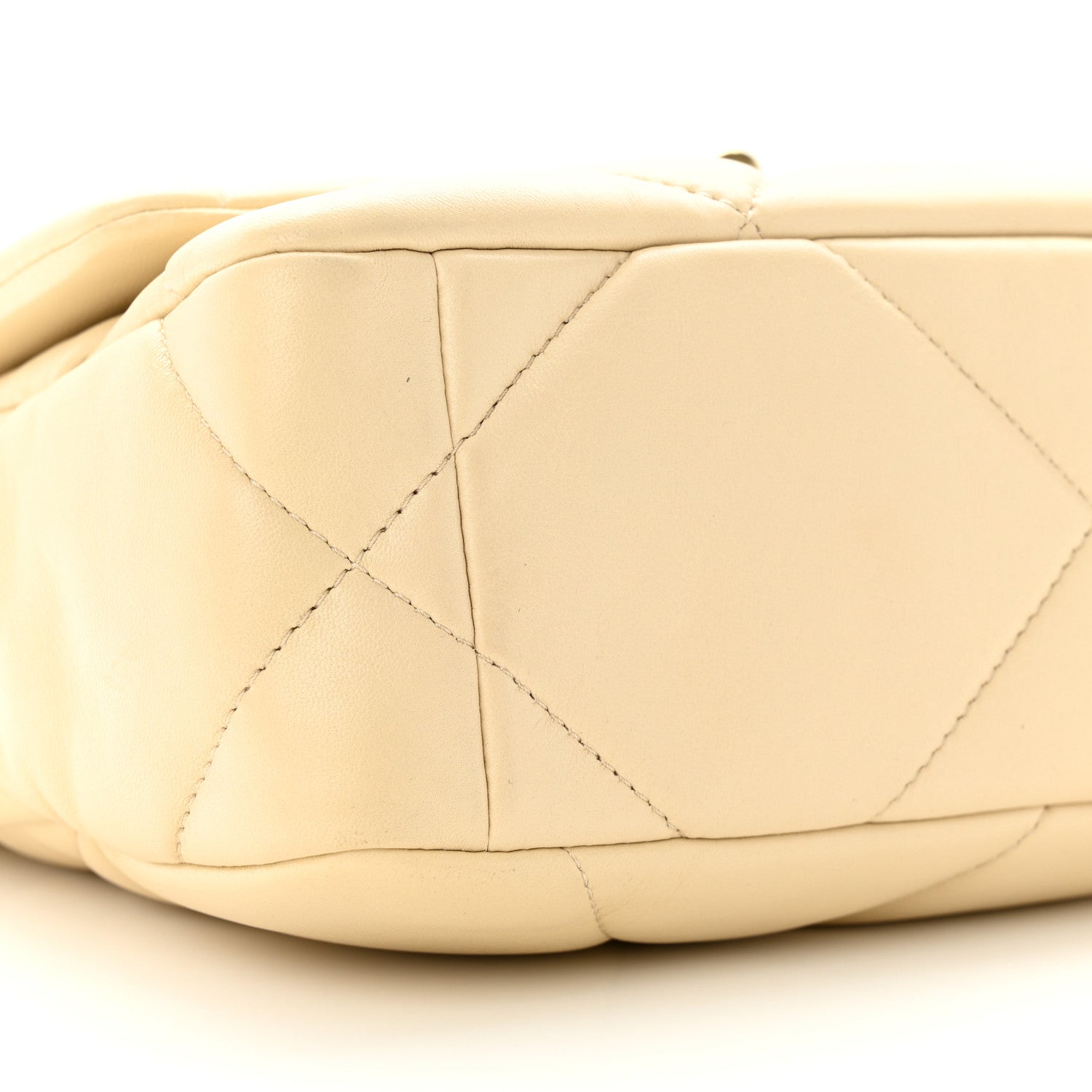 Chanel Lambskin Quilted Medium Chanel 19 Flap Beige 9 of 12