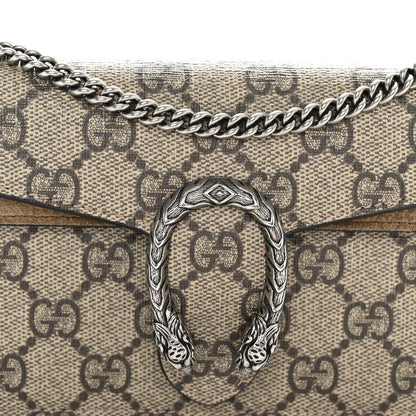 Gucci GG Supreme Monogram Super Mini Dionysus Shoulder Bag Taupe 7 of 10