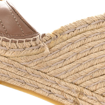 Gucci Nappa Matelasse GG Marmont Ankle Wrap Platform 35/120mm Espadrille Wedges 36 Porcelain Rose 10 of 12