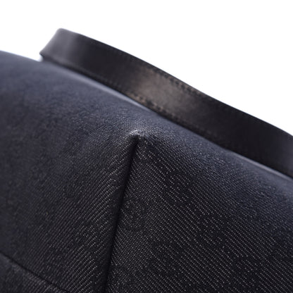 Gucci Denim Monogram Medium Jolicoeur Tote Black 11 of 12