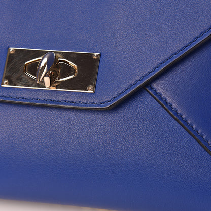 Givenchy Lambskin Medium Shark Lock Envelope Shoulder Bag Blue 13 of 15