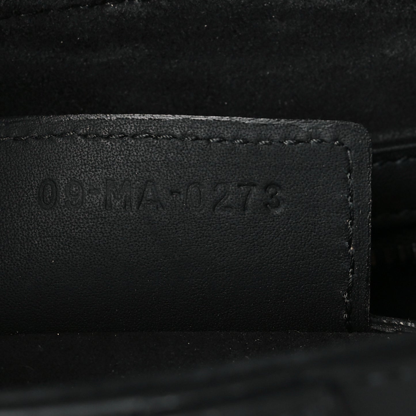 Ultra Matte Calfskin Saddle Bag With Strap Black