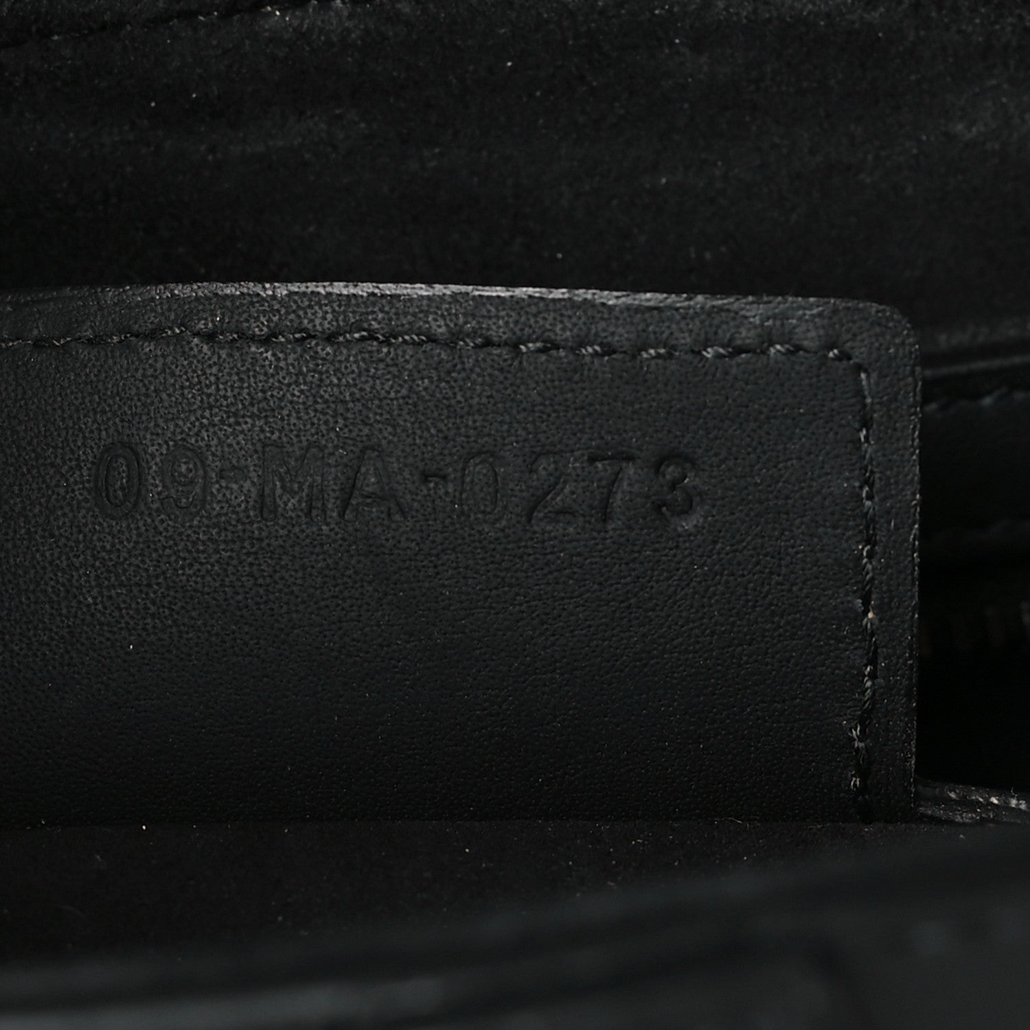 Christian Dior Ultra Matte Calfskin Saddle Bag With Strap Black 7 of 11