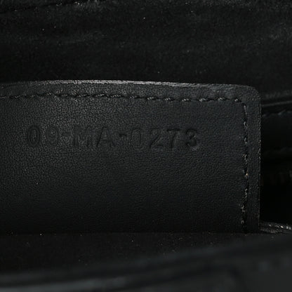 Christian Dior Ultra Matte Calfskin Saddle Bag With Strap Black 7 of 11