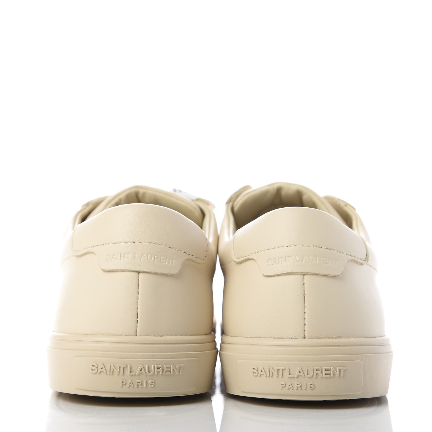 Saint Laurent Calfskin Andy Low Top Sneakers 40 Dark Coquille 6 of 11
